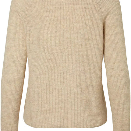 UNICORN Women's sweater with a round neck beige xs s m l xl xxl