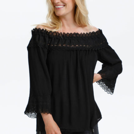 UNICORN Women's black blouse xs s m l xl xxl xxxl