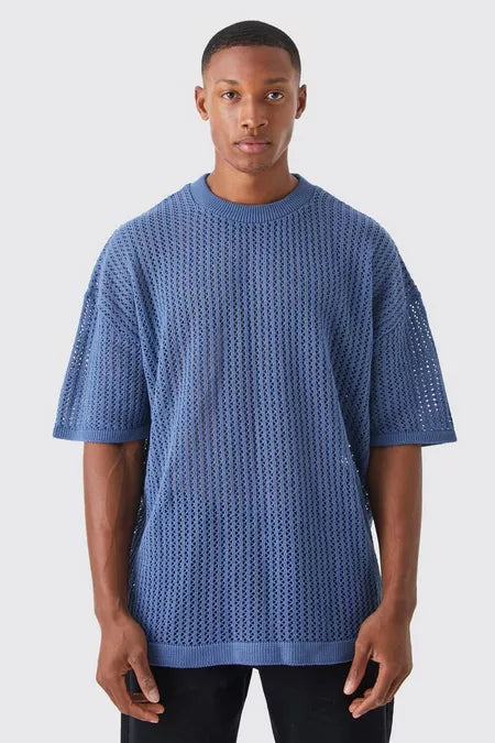UNICORN Men's sweater airy dark blue xs s m l xl