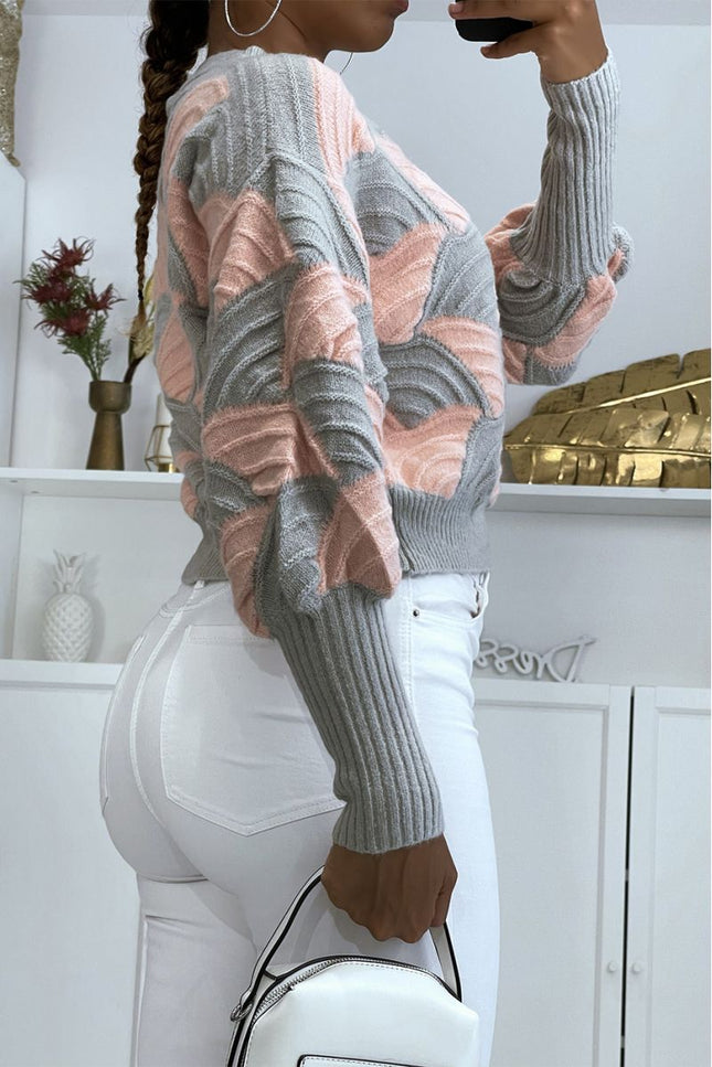 UNICORN Women's sweater gray light pink burgundy white s m l xl