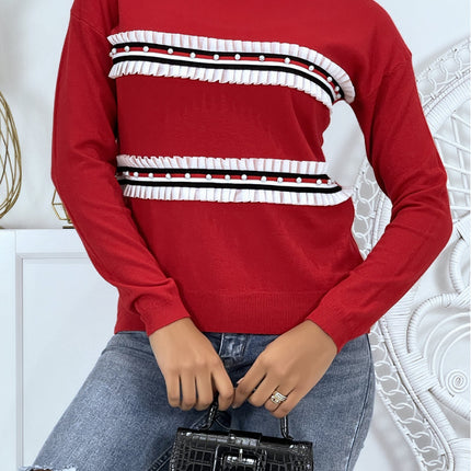 UNICORN Women's long-sleeved shirt mint green brown pink red white black beige s m l xl