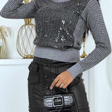 UNICORN Women's sweater gloss silver s m l xl