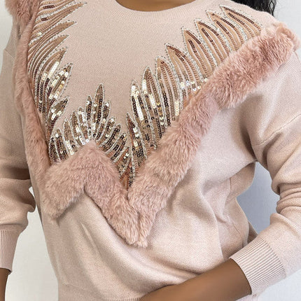 UNICORN Women's sweater pink s m l xl