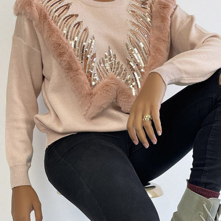 UNICORN Women's sweater pink s m l xl