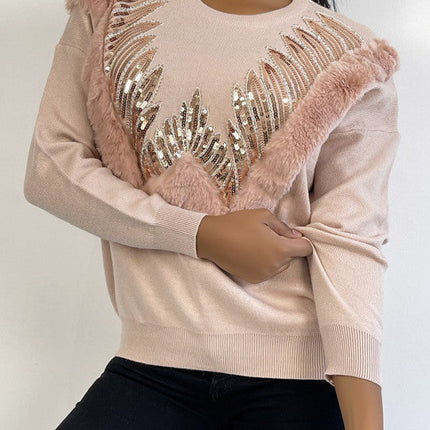 UNICORN Women's sweater pink s m l xl