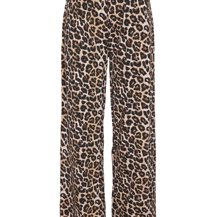 Noisy May Pasa wide pants black leo