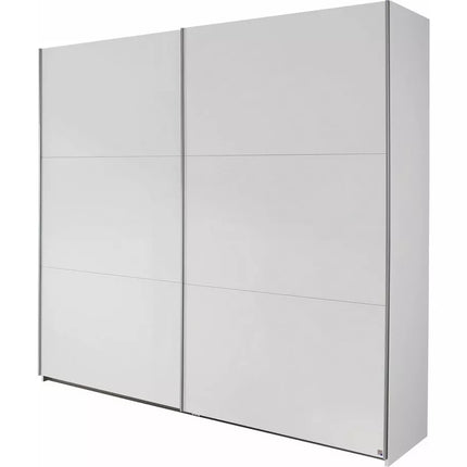 UNICORN Wardrobe sliding door wardrobe modern white dark gray Width 218 cm Depth 59 cm Height 210 cm
