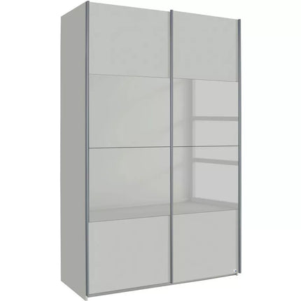 UNICORN Wardrobe modern white oak light brown Width 225 cm Depth 54.2 cm Height 210.5 cm