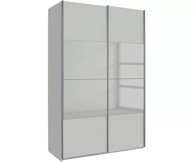 UNICORN Wardrobe modern white oak light brown Width 225 cm Depth 54.2 cm Height 210.5 cm