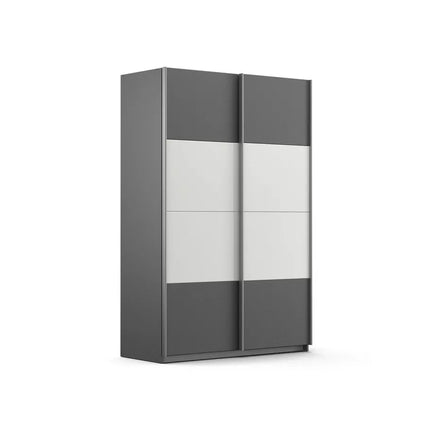 UNICORN Wardrobe modern white oak light brown Width 225 cm Depth 54.2 cm Height 210.5 cm