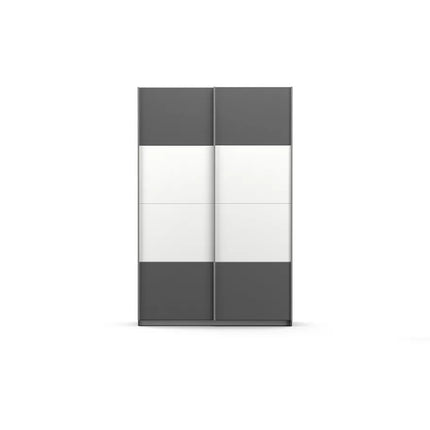 UNICORN Wardrobe modern white oak light brown Width 225 cm Depth 54.2 cm Height 210.5 cm