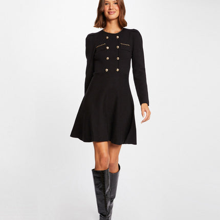 Dames jurk zwart xs s m l xl
