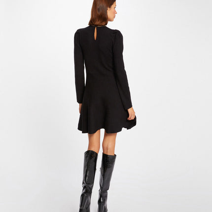 Dames jurk zwart xs s m l xl