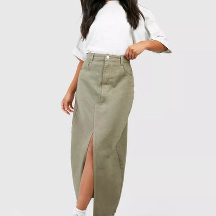 UNICORN Women's long skirt swamp green xs s m l xl xxl
