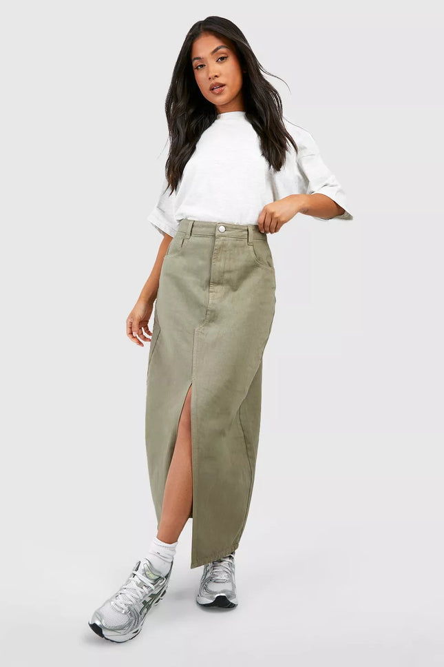 UNICORN Women's long skirt swamp green xs s m l xl xxl