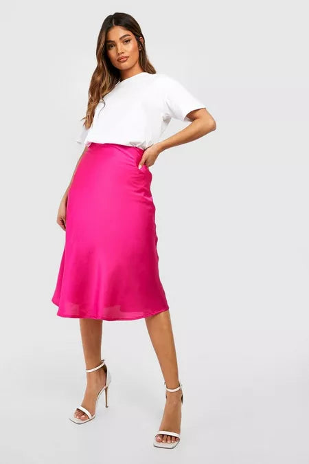 UNICORN Women's long skirt dark pink xs s m l xl xxl