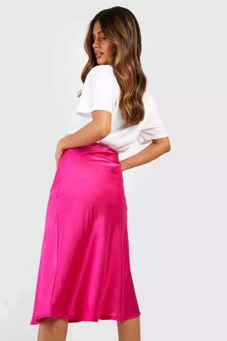 UNICORN Women's long skirt dark pink xs s m l xl xxl