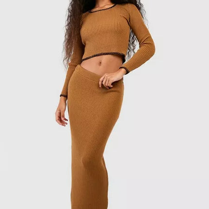 UNICORN Women's long brown skirt s m l