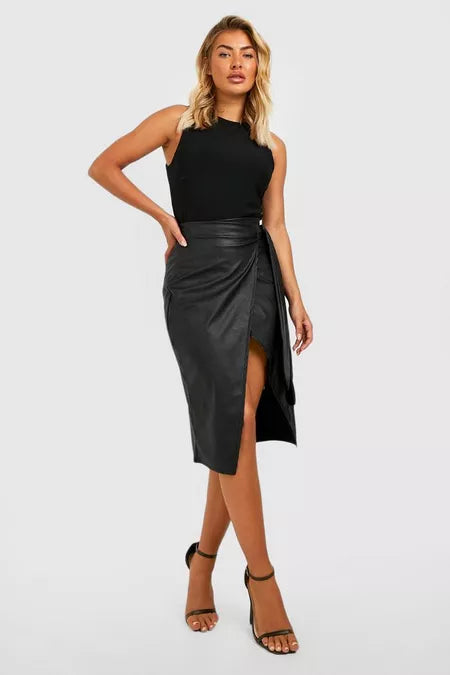UNICORN Women's leather skirt black xs s m l