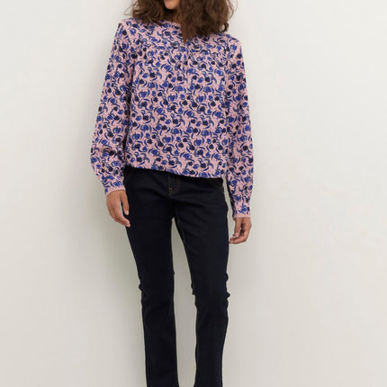 UNICORN Women's blouse blue floral pink blue xs s m l xl xxl xxxl