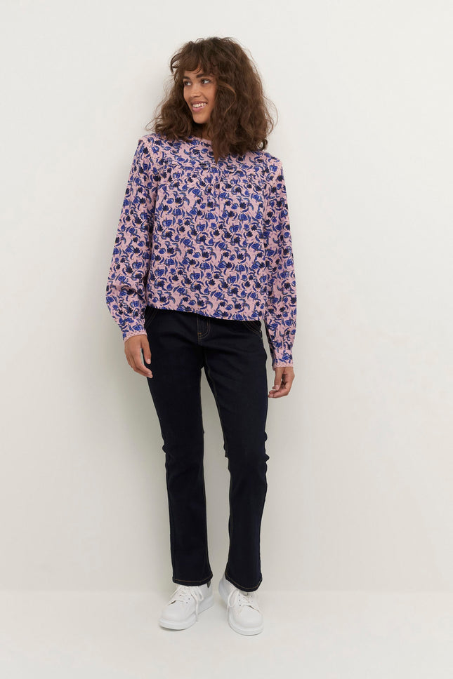 UNICORN Women's blouse blue floral pink blue xs s m l xl xxl xxxl