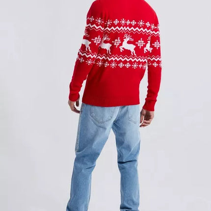 UNICORN Men's sweater Christmas pattern red s m l xl xxl