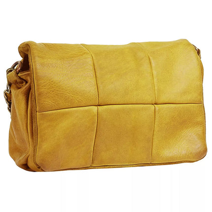 UNICORN Women's handbag leather yellow