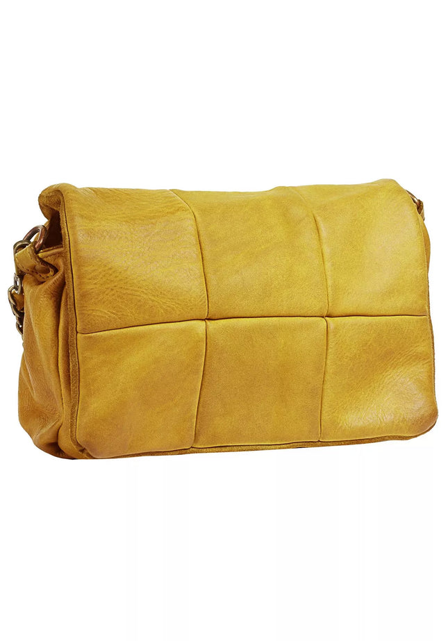 UNICORN Women's handbag leather yellow