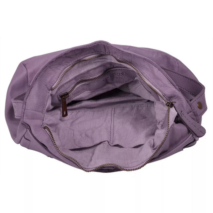 UNICORN Women's shoulder bag genuine leather purple one size