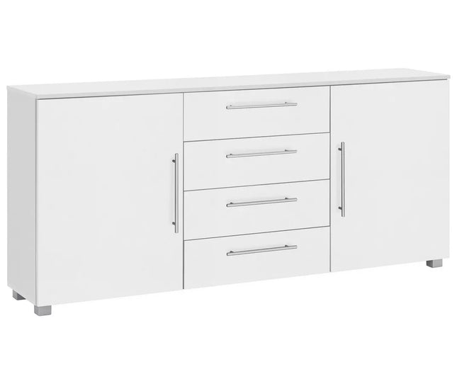 UNICORN Sideboard wall unit modern brown white Width 180.5 cm Depth 35 cm Height 81.4 cm