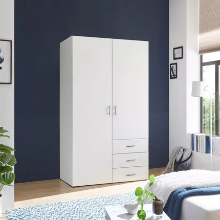 UNICORN Wardrobe basic white Width 101 cm Depth 51 cm Height 176 cm
