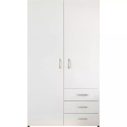 UNICORN Wardrobe basic white Width 101 cm Depth 51 cm Height 176 cm