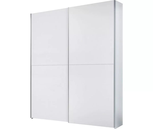 UNICORN Wardrobe modern white oak brown gray Width 170 cm Depth 59 cm Height 195 cm