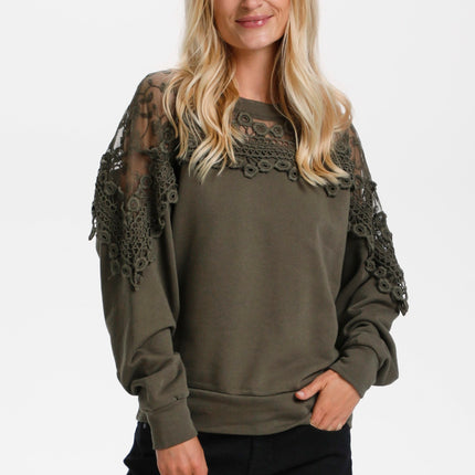 UNICORN Women's blouse swamp dark green xs s m xl xxl