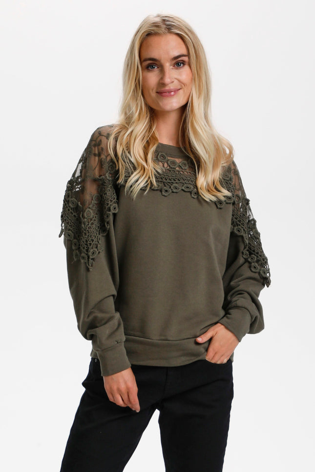UNICORN Women's blouse swamp dark green xs s m xl xxl