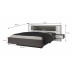 UNICORN Double Bed Sephora - White - Gray - 160x200 cm