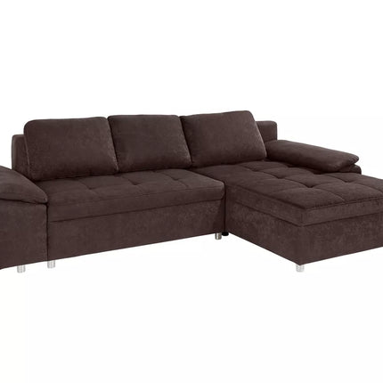 UNICORN Corner sofa brown dark brown dark gray 270X90X82 cm Seat height 53 cm