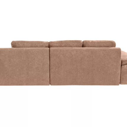 UNICORN Corner sofa brown dark brown dark gray 270X90X82 cm Seat height 53 cm