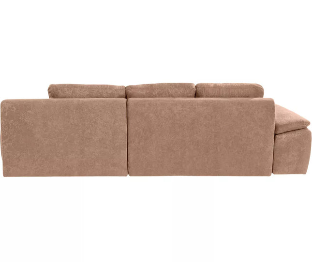 UNICORN Corner sofa brown dark brown dark gray 270X90X82 cm Seat height 53 cm