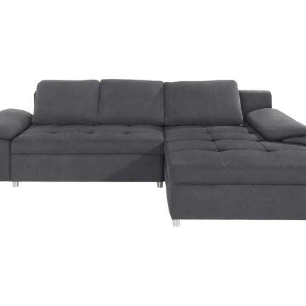 UNICORN Corner sofa brown dark brown dark gray 270X90X82 cm Seat height 53 cm