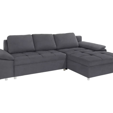 UNICORN Corner sofa brown dark brown dark gray 270X90X82 cm Seat height 53 cm