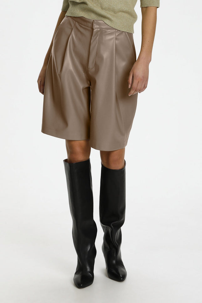 UNICORN Women's shorts leather brown s