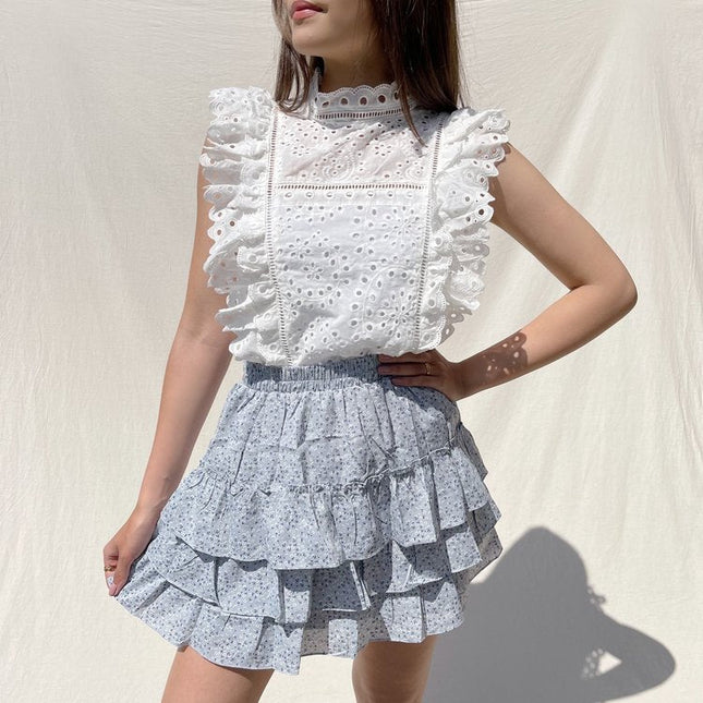 UNICORN Women's skirt light blue s m l