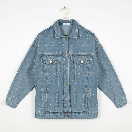 Dames jas blauw s m l