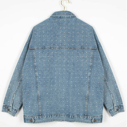 Dames jas blauw s m l