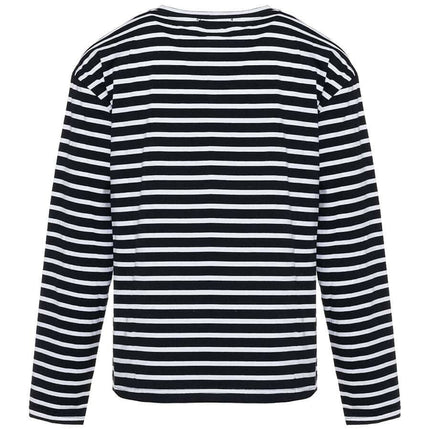 UNICORN Women's sweater striped black and white s m l