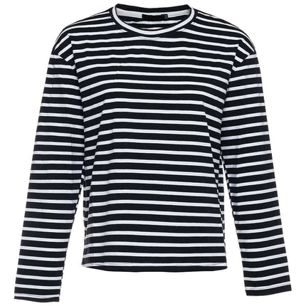 UNICORN Women's long sleeve shirt white black s m l