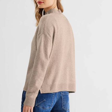 UNICORN Women's knitted sweater dark blue beige light blue pink 34 36 38 40 42 44 46