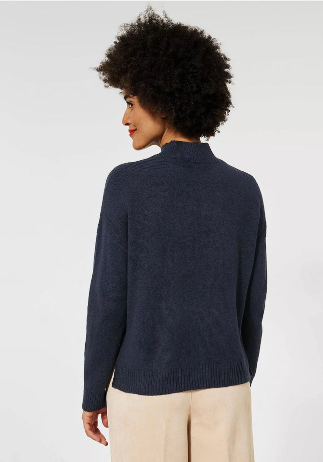 UNICORN Women's knitted sweater dark blue beige light blue pink 34 36 38 40 42 44 46