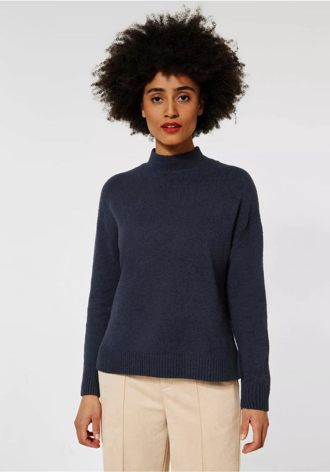 UNICORN Women's knitted sweater dark blue beige light blue pink 34 36 38 40 42 44 46